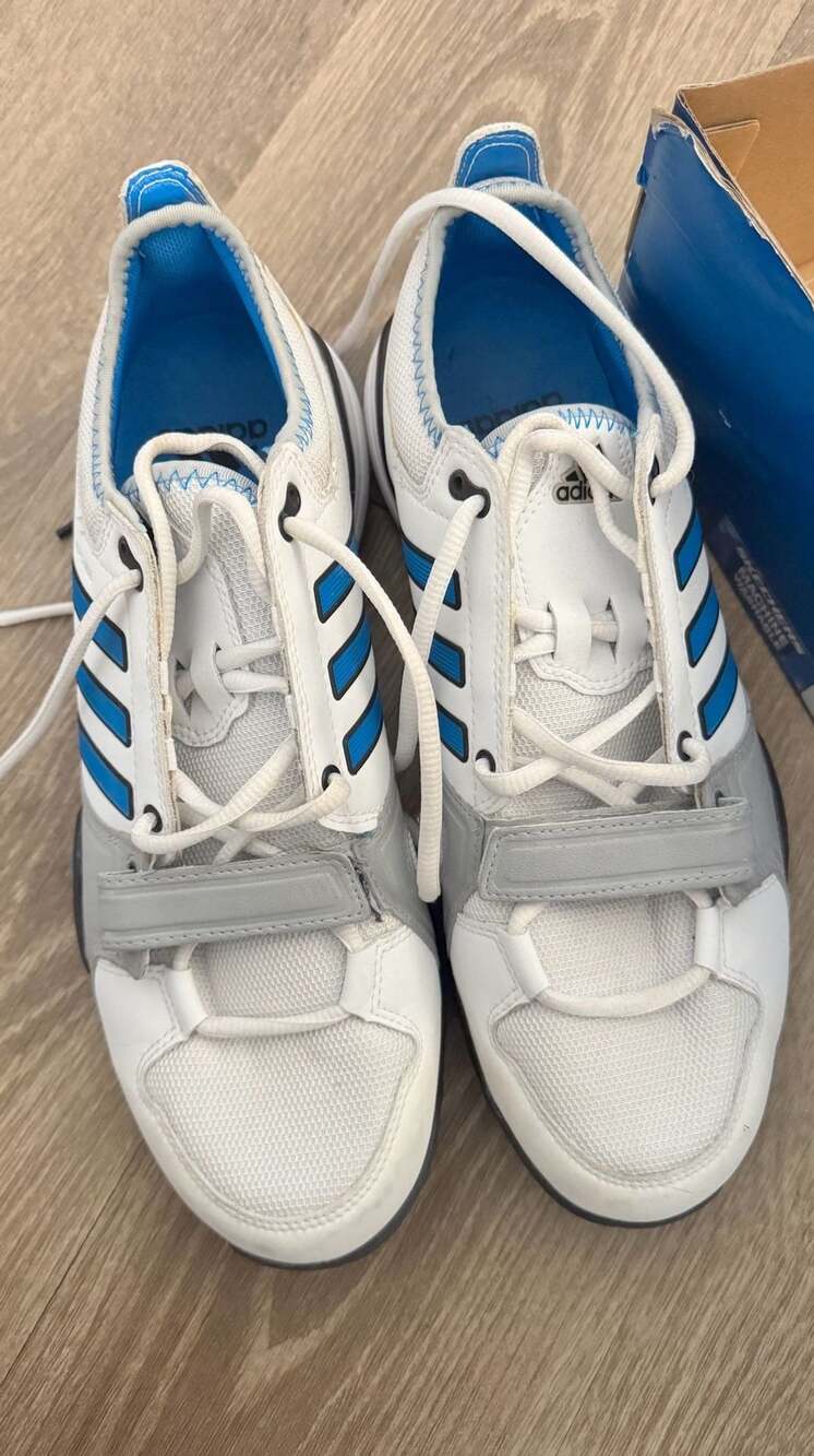 Adidas Response Training Shoes Size 9.5 White Blue G50604